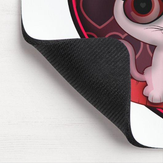 Valentine Kitten Mousepad (Ecke)