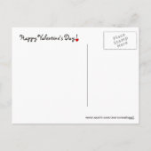 Valentine Kitten Postkarte (Rückseite)