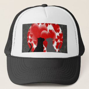 Valentine Kitties Truckerkappe