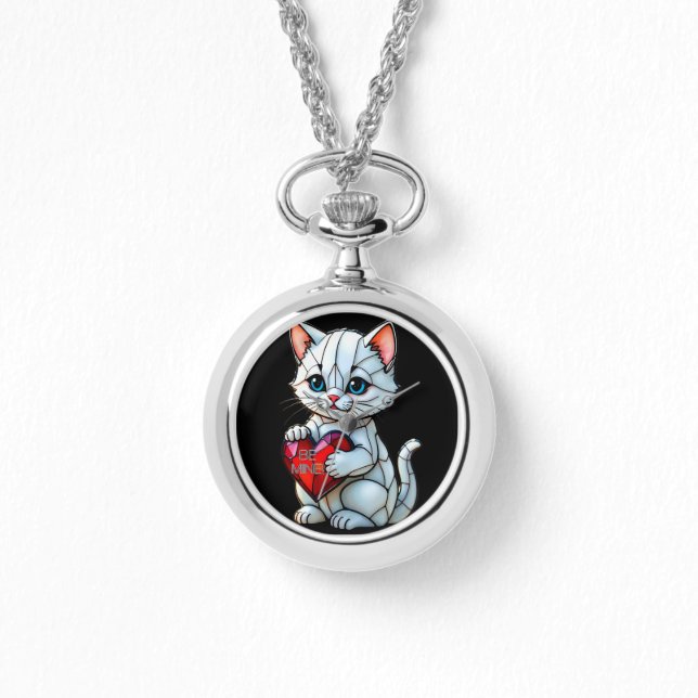 Valentine Kitty Armbanduhr (Vorderseite)