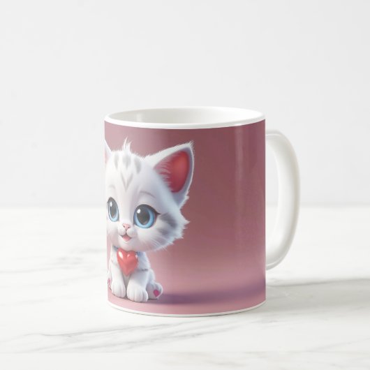 Valentine Kitty Kaffeetasse (VorderseiteRechts)