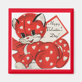 Valentine Kitty Magnet (Vorne)