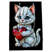 Valentine Kitty Mittlere Geschenktüte (Rückseite)
