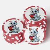 Valentine Kitty Pokerchips (Stapel)