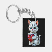Valentine Kitty Schlüsselanhänger (Vorderseite links)