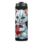 Valentine Kitty Thermosbecher (Vorderseite)