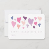 Valentine-Klassenzimmer-Kompliment-Karte Einladung (Rückseite)