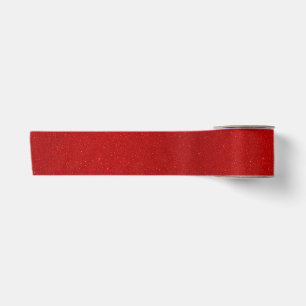 Valentine-Kollektion einfaches rotes Glitter Satinband