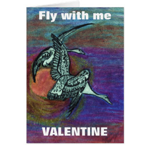 VALENTINE KOMMEN BESUCHEN SIE MEINE DREAMS-Karte
