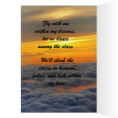 VALENTINE KOMMEN BESUCHEN SIE MEINE DREAMS-Karte (Innen (Links))