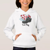 Valentine Ladybug Liebe Bug Hoodie (Vorderseite)