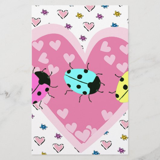 VALENTINE LADYBUGS BRIEFPAPIER (Vorderseite)