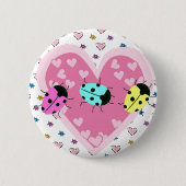 VALENTINE LADYBUGS BUTTON (Vorderseite)
