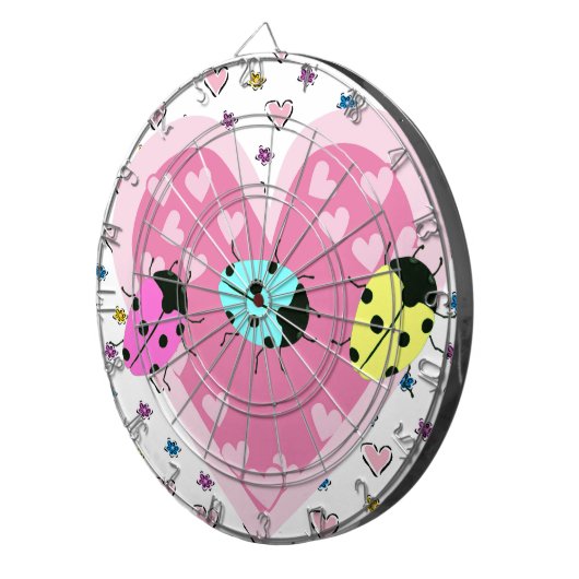 VALENTINE LADYBUGS DARTSCHEIBE (Vorderseite rechts)