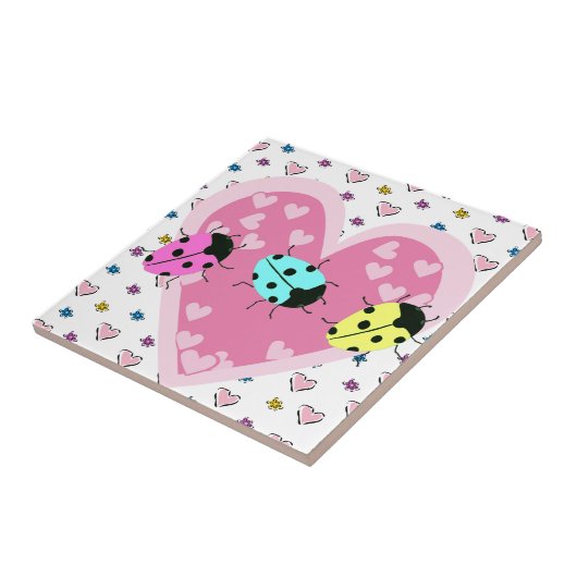 VALENTINE LADYBUGS FLIESE (Seite)