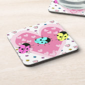 VALENTINE LADYBUGS GETRÄNKEUNTERSETZER (Linke Seite)