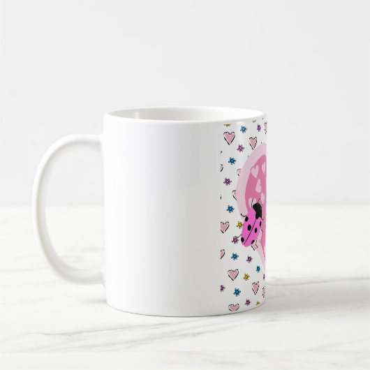 VALENTINE LADYBUGS KAFFEETASSE (Links)