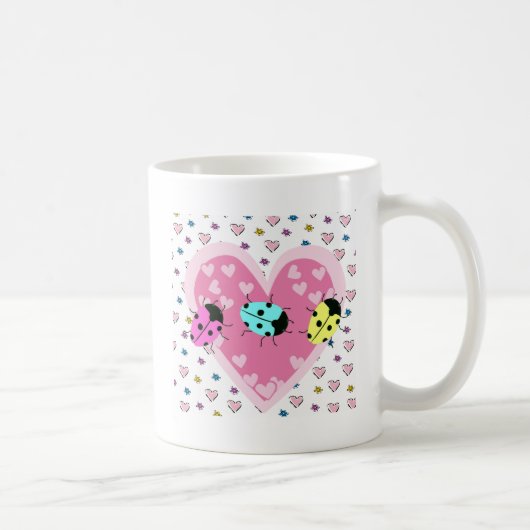 VALENTINE LADYBUGS KAFFEETASSE (Rechts)