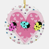 VALENTINE LADYBUGS KERAMIKORNAMENT (Vorne)