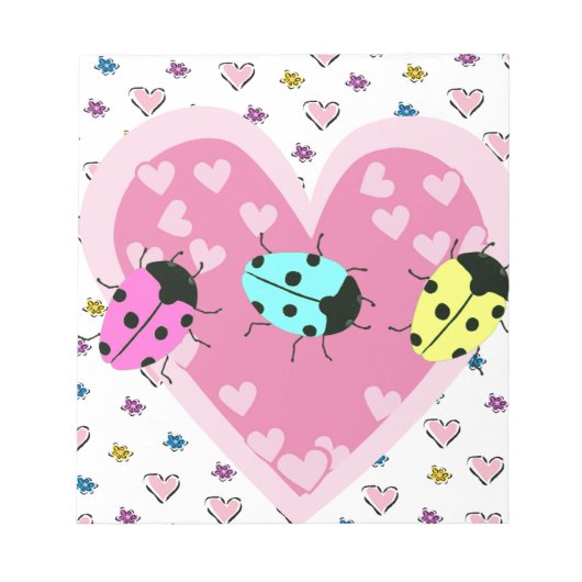 VALENTINE LADYBUGS NOTIZBLOCK (Vorderseite)