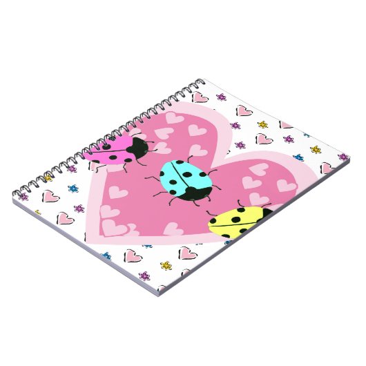 VALENTINE LADYBUGS NOTIZBLOCK (Linke Seite)