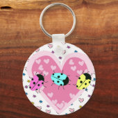 VALENTINE LADYBUGS SCHLÜSSELANHÄNGER (Vorderseite)