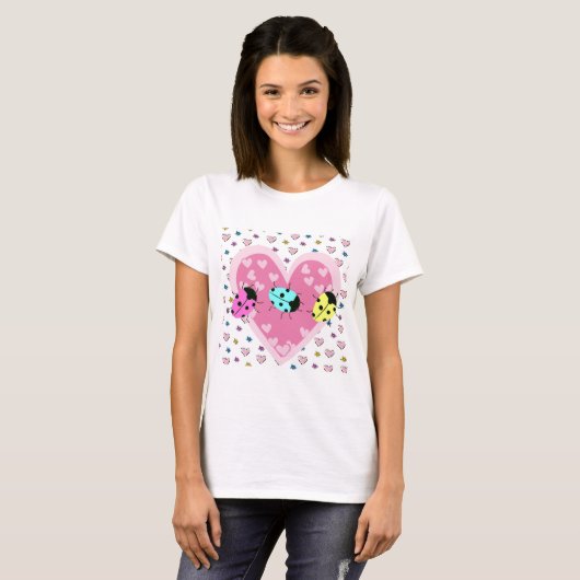 VALENTINE LADYBUGS T-Shirt (Vorne ganz)