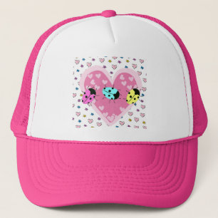 VALENTINE LADYBUGS TRUCKERKAPPE