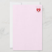 Valentine Lambs Liebe Stationery Briefpapier (Vorderseite)