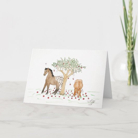 Valentine-Leckereien Feiertagskarte (Vorderseite)