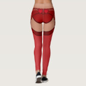 Valentine Leggings Funny Lingerie Kostüme Pants (Rückseite)