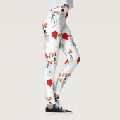 Valentine Leggings Long Snowman Fire (Rechts)