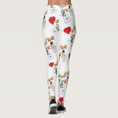 Valentine Leggings Long Snowman Fire (Rückseite)