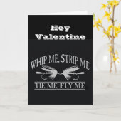 VALENTINE "LET'S HOOK UP" FISCHERMAN-LIEBE KARTE (Gelbe Blume)