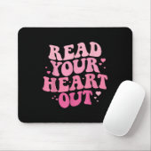 Valentine Librarian Bookworm B Mousepad (Mit Mouse)