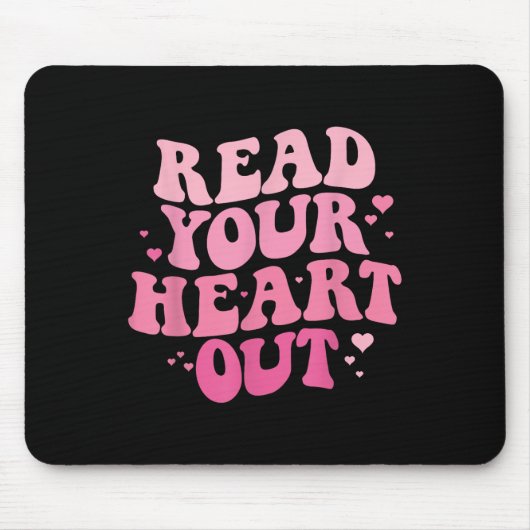 Valentine Librarian Bookworm B Mousepad (Vorne)