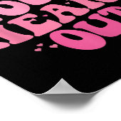Valentine Librarian Bookworm B Poster (Ecke)