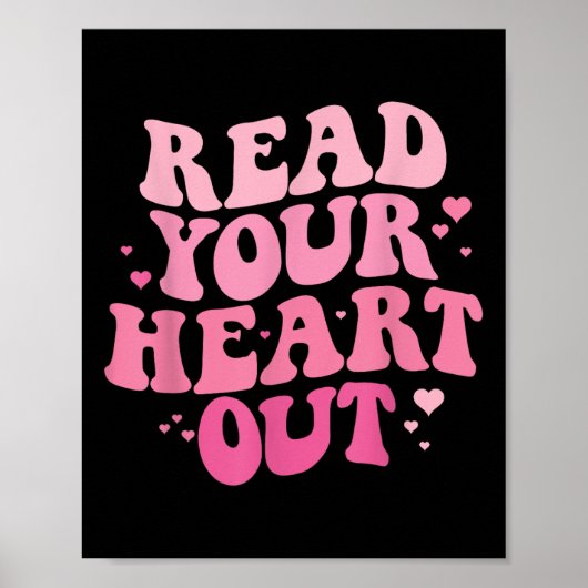 Valentine Librarian Bookworm B Poster (Vorne)