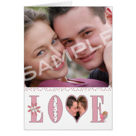 Valentine LIEBE - Anpassen von Fotos und Nachricht