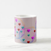 Valentine-Liebe-Blasen Spaß Kaffeetasse (Mittel)