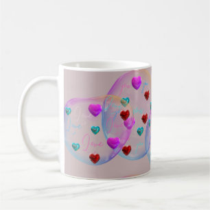 Valentine-Liebe-Blasen Spaß Kaffeetasse