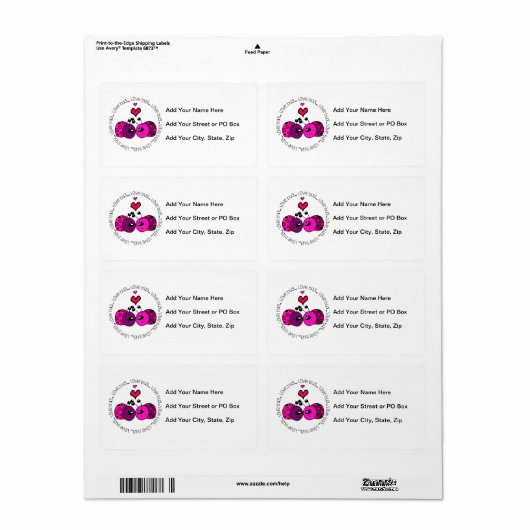 Valentine Liebe Bug (Vorne)