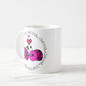 Valentine Liebe Bug Kaffeetasse (Vorderseite Links)