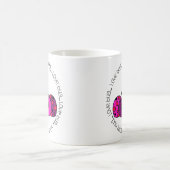 Valentine Liebe Bug Kaffeetasse (Mittel)
