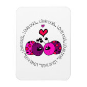 Valentine Liebe Bug Magnet (Vertikal)