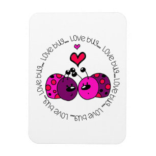 Valentine Liebe Bug Magnet