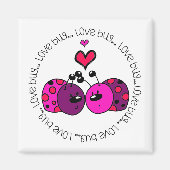 Valentine Liebe Bug Magnet (Vorne)