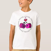 Valentine Liebe Bug T-Shirt (Vorderseite)
