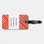 Valentine LIEBE Bullauge Gepäckanhänger (Rückseite horizontal)