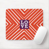 Valentine LIEBE Bullauge Mousepad (Mit Mouse)